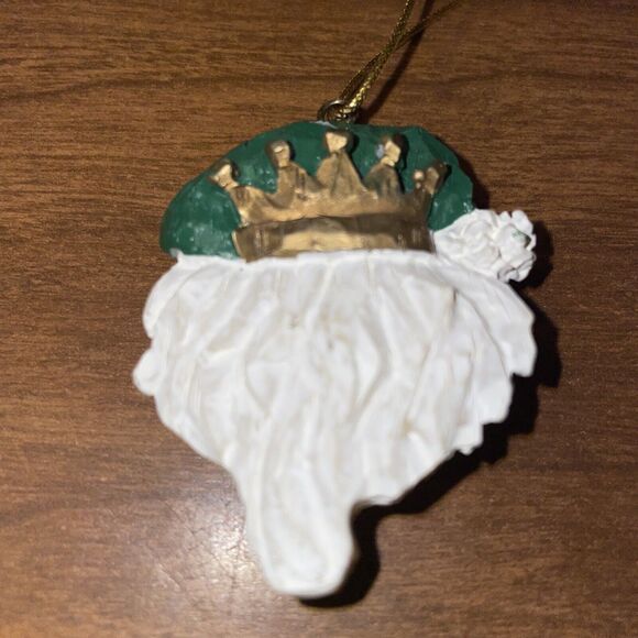 Lot 2 Christmas Mini Ornament Santa Claus & Snowman Plastic Holiday Tree Décor - Picture 3 of 9